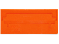 Separator plate; 2 mm thick; oversized; orange