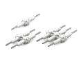 Board-to-Board Link; Pin spacing 3 mm; 2-pole; Length: 15.3 mm; white