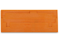 Separator plate; 2 mm thick; oversized; orange