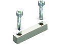 Jumper bar with screws; 2-way; for high current terminal blocks with 2 stud bolts M12 or M16