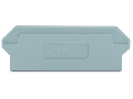 Separator plate; 2 mm thick; oversized; gray