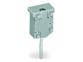 Test plug module; without locking device; modular; for 4-conductor terminal blocks; gray