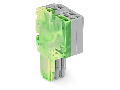 2-conductor female connector; 1.5 mm²; 3-pole; 1,50 mm²; green-yellow, gray