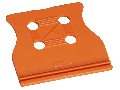 Strain relief plate; orange