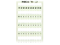 WSB marking card; as card; MARKED; N (100x); not stretchable; Vertical marking; snap-on type; white