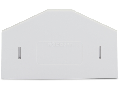 Separator plate; 2.5 mm thick; oversized; light gray