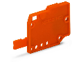 End plate; 1.5 mm thick; orange