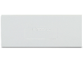 Separator plate; 2 mm thick; oversized; light gray