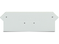 End and intermediate plate; 2.5 mm thick; light gray