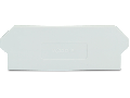 Separator plate; 2 mm thick; oversized; light gray