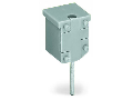 Test plug module; without locking device; modular; for 4-conductor terminal blocks; gray