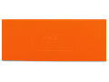 Separator plate; 2 mm thick; oversized; orange