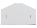 Separator plate; 2 mm thick; oversized; light gray