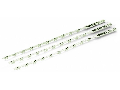 Marker strip; MARKED; not stretchable; snap-on type; white