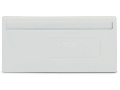 Separator plate; 2 mm thick; oversized; light gray