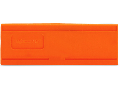 Separator plate; 2 mm thick; oversized; orange