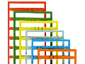 Mini-WSB marking card; as card; MARKED; L1, , L2, , L3, , N, , PE; not stretchable; Horizontal marking; snap-on type; gray