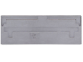 Separator plate; 2 mm thick; oversized; light gray