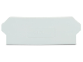 Separator plate; 2 mm thick; oversized; light gray