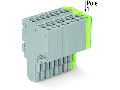 2-conductor female connector; 1.5 mm; 10-pole; 1,50 mm; gray, green-yellow