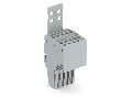 2-conductor female connector; Strain relief plate; 1.5 mm²; 5-pole; 1,50 mm²; gray