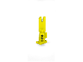 Socket module; 1-pole; yellow