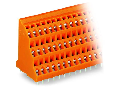 Triple-deck PCB terminal block; 2.5 mm; Pin spacing 5.08 mm; 3 x 12-pole; CAGE CLAMP; 2,50 mm; orange