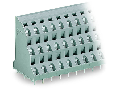 Triple-deck PCB terminal block; 2.5 mm; Pin spacing 7.5 mm; 3 x 8-pole; CAGE CLAMP; 2,50 mm; gray