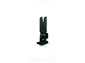 Socket module; 1-pole; black