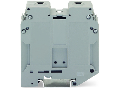 Screw-type through terminal block; 70 mm²; for DIN-rail 35 x 15 and 35 x 7.5; 70,00 mm²; blue