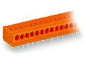 PCB terminal block; 1.5 mm; Pin spacing 3.81 mm; 5-pole; PUSH WIRE; 1,50 mm; orange