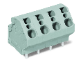 PCB terminal block; 4 mm²; Pin spacing 7.5 mm; 6-pole; CAGE CLAMP®; 4,00 mm²; gray