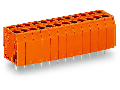 PCB terminal block; 2.5 mm²; Pin spacing 5.08 mm; 24-pole; CAGE CLAMP®; 2,50 mm²; orange