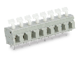 PCB terminal block; push-button; 2.5 mm²; Pin spacing 7.5/7.62 mm; 3-pole; CAGE CLAMP®; commoning option; 2,50 mm²; gray