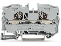 2-conductor through terminal block; 10 mm; suitable for Ex e II applications; side and center marking; for DIN-rail 35 x 15 and 35 x 7.5; Push-in CAGE CLAMP; 10,00 mm; yellow