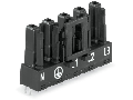 Socket for PCBs; straight; 5-pole; Cod. A; black