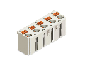 1-conductor female plug; 2.5 mm²; Pin spacing 7.5 mm; 5-pole; 2,50 mm²; light gray