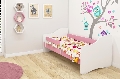 MyKids Patut Tineret Happy III  White-Pink - 140x70