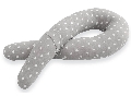 Perna pentru bebelusi Cuddly Nest Anthracite With White Stars