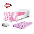 Pachet Promo Start Princess Pony pentru fete 2-12 ani cu saltea 160x80 cu lana si husa impermeabila - PC-PCH-PRO-STR-PRP-80