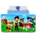 Pat copii 2-12 ani Start Paw Patrol cu sertar, varianta fara saltea - PC-P-SRT-PAW-80