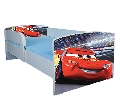 Pat copii Cars cu Saltea 140x70 cm Inclusa, Fara sertar PTV1674