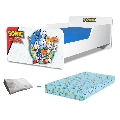 Pat Start Sonic 2-8 Ani + Saltea 140x70x12 Cm din lana + Husa Impermeabila - Pc-pch-pro-str-son-70