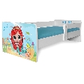 Pat Fetite Sirena Ariel P1 2-8 Ani Cu Protectie Laterala Detasabila - Pc-p-srt-arl-p1-70