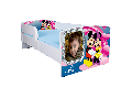 Pat patut personalizat mickey si minnie - 160x80 cm, fara sertar ptv3250