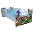 Pat copii 2-6 ani cu Roblox 130x60 cm cu sertar ptv3432