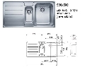 Chiuveta incorporabila Laser LSX 651  acc. Incluse